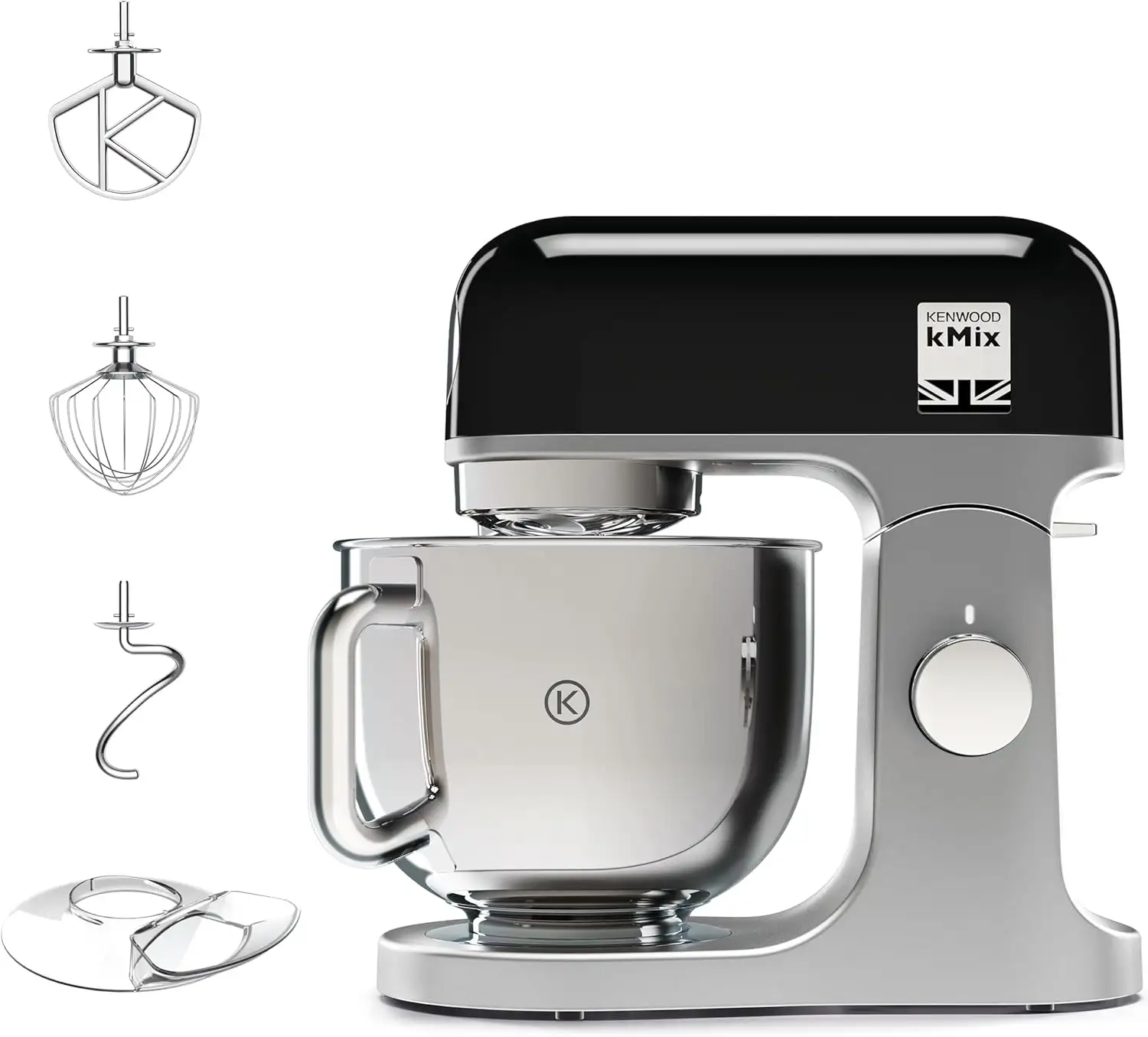 Kenwood petrin 1000w5 L KMX 750 BK Robot Petrin Pâtissier Kenwood kMix (KMX750BK) – Puissance et Sobriété en Noir – Image 1