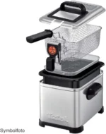 TEFAL Friteuse Filtre Pro Inox Design FR516110 4L d'huile – Image 3