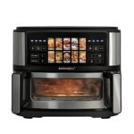 Friteuse – Air fryer Sonashi Double Bac 10L 2600 W Digital multiprogrammes En inox SAF-115