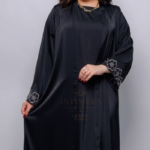 Abaya Kimono de Luxe en Tissu Prada – Édition INTÉMIRA Fm31 – Image 7