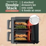 Friteuse sans huile Ninja à Double Zone Verticale (SL400EU) – Compacte & Performante – Image 4